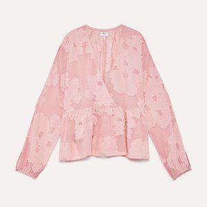 Aritizia Wilfred Peplum Blouse